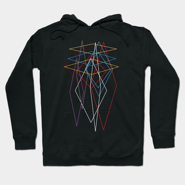 abstract diamond Hoodie by Nikokosmos